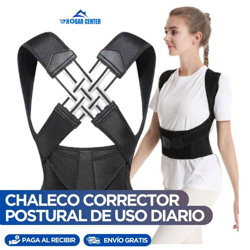 Chaleco corrector de postura ajustable a todas las tallas